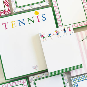 In Stock 8.5x8.5 Tennis Slab Notepad
