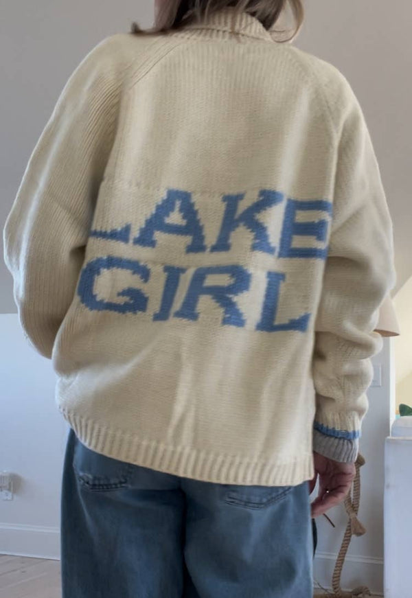 Lake Girl Varsity Cardigan 