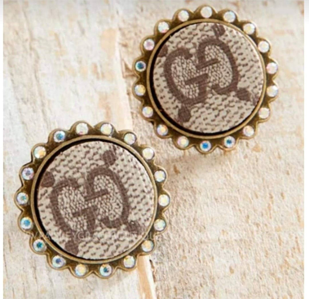 Clip on Upcycled earrings
