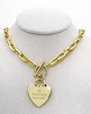 18K Gold Stainless Steel Necklace