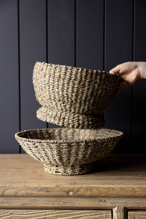 Woven Seagrass Bowl: Medium