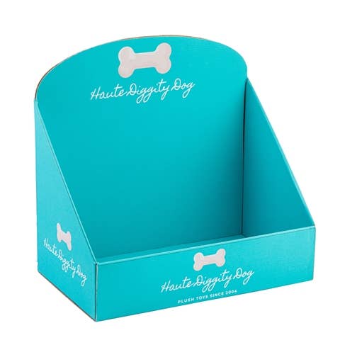 Cardboard Tabletop Merchandiser for Dog Toys