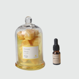 Golden Hour Gemstone Diffuser[rose/magnolia/lily]