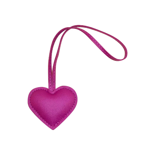 Heart Bag Charms Fuchsia