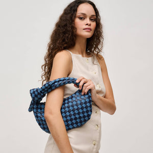 Lizbeth Woven Knot Clutch: Natural