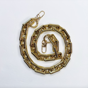 Convertible Ashley Acrylic Gold Strap: 23 inches