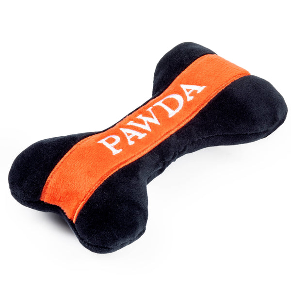 Pawda Bone Squeaker Dog Toy -red/black