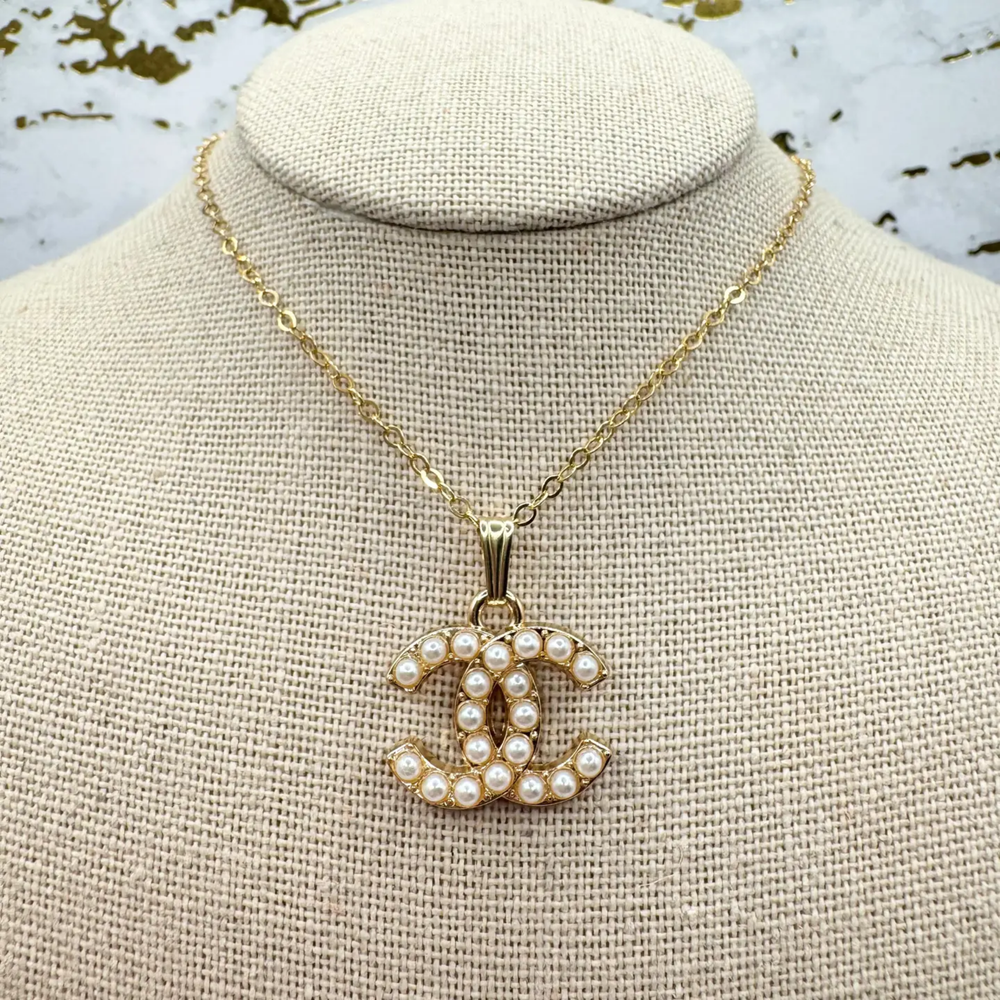 Chanel Up cycled 14k Gold Filled Flat Cable  Necklace