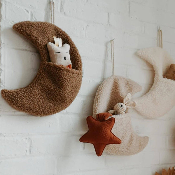 Moon Tooth Fairy Pouch | Off White or Beige