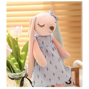 Bunny Doll Soft Throw Pillow oPlush Toys: BLUE / M