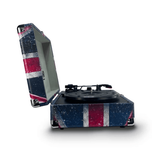 Victor Metro Plus Portable Dual Bluetooth Suitcase Turntable: RWB Union Jack