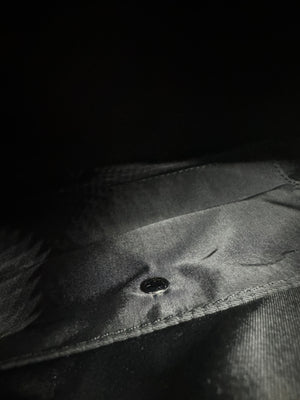 Dior 2004 Vintage Diorissimo Small Trotter Bag Black & Grey Dior print