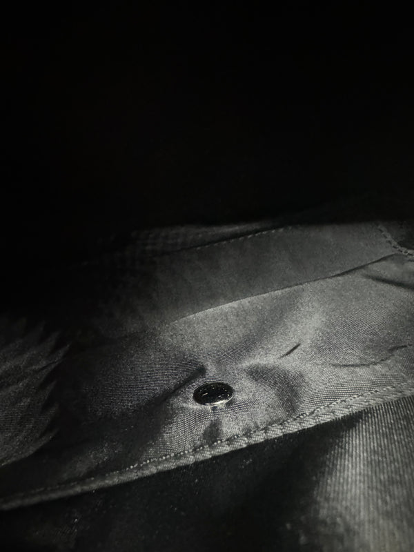 Dior 2004 Vintage Diorissimo Small Trotter Bag Black & Grey Dior print