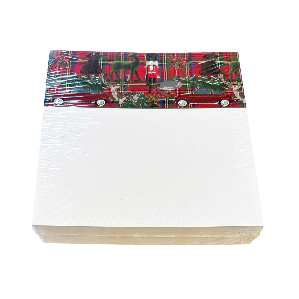 Ultimate Christmas Plaid Note Cards 100