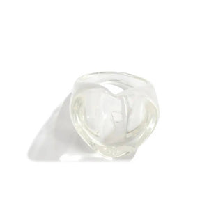 Sweetheart Acrylic Heart Ring | Yellow