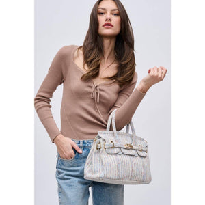 Dixie Satchel: Blue Multi