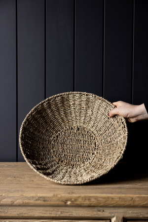 Woven Seagrass Bowl: Medium