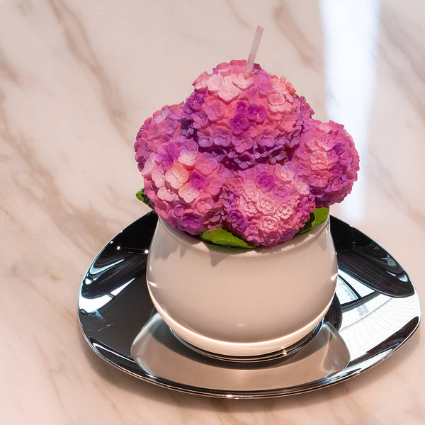 Hydrangea Candle (Pink/Purple)