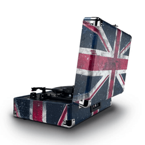 Victor Metro Plus Portable Dual Bluetooth Suitcase Turntable: RWB Union Jack