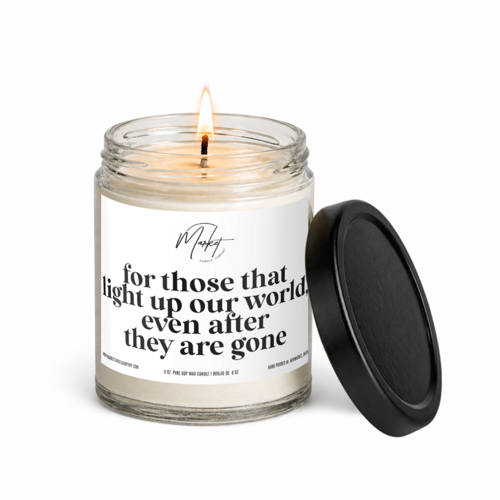 For Those That Light the Way | Memorial Soy Candle