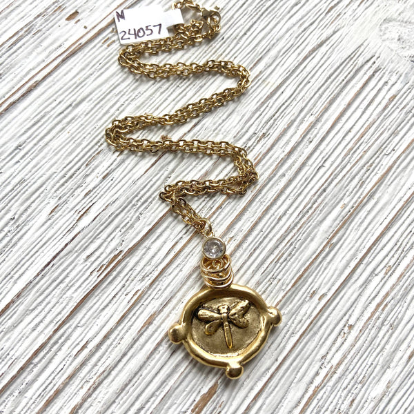 Dragonfly necklace  jewelry