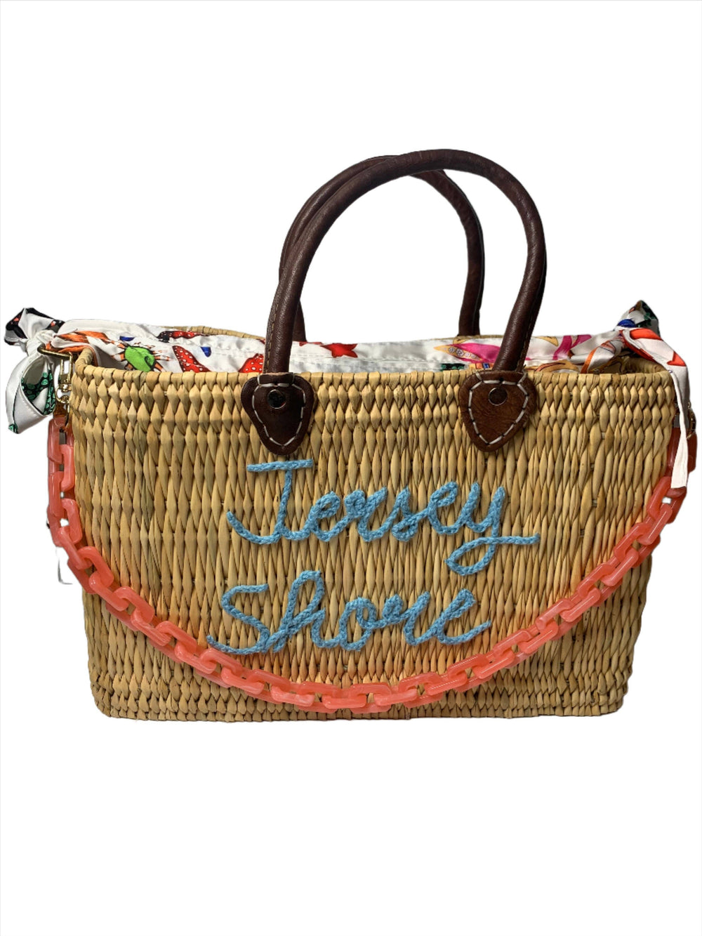 Lilliana Multicolor Starfish Print Pochette