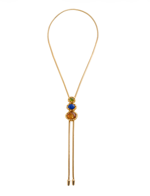 Millie Gem | 14K Gold PVD Bolo Lariat Necklace