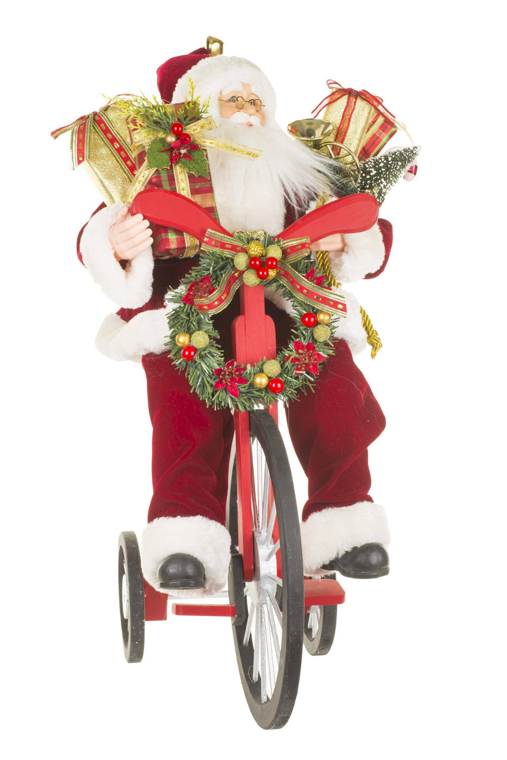 Christmas Joyride Santa with Tricycle | 27″