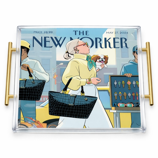 The Tray Girl Acrylic Trays - They New Yorker Series