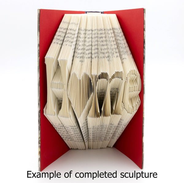Fold-It-Yourself Sculpture - Home, Joy  and Heart