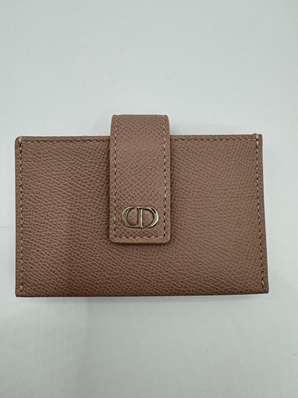 Dior 30 Montaigne 5 Pocket Cardholder SHW blue