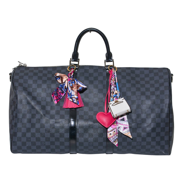 Heart Bag Charms Fuchsia