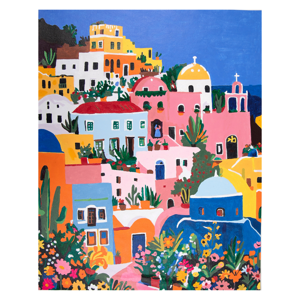 Flower Market: Santorini