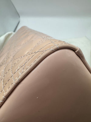 Dior Lady Dior Large Light Pink Patent with SHW