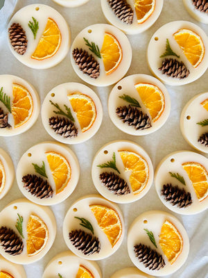 Scented Wax Sachet |  Clementine & Sage / Christmas edition