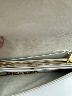 Dior Dioramour Lady Dior Clutch on Chain Cannage Quilt Leather