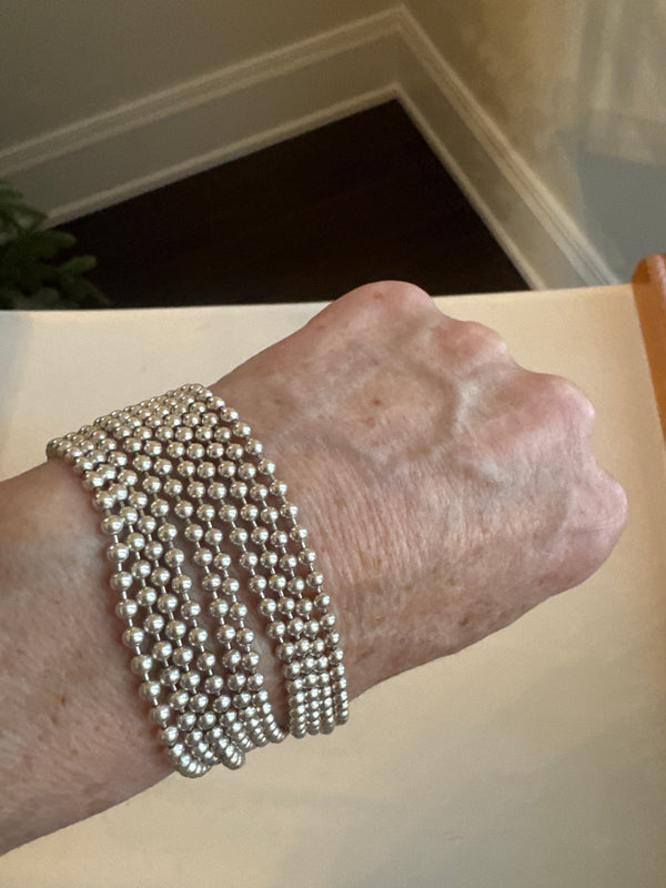 Gucci Ball chain bracelet in silver