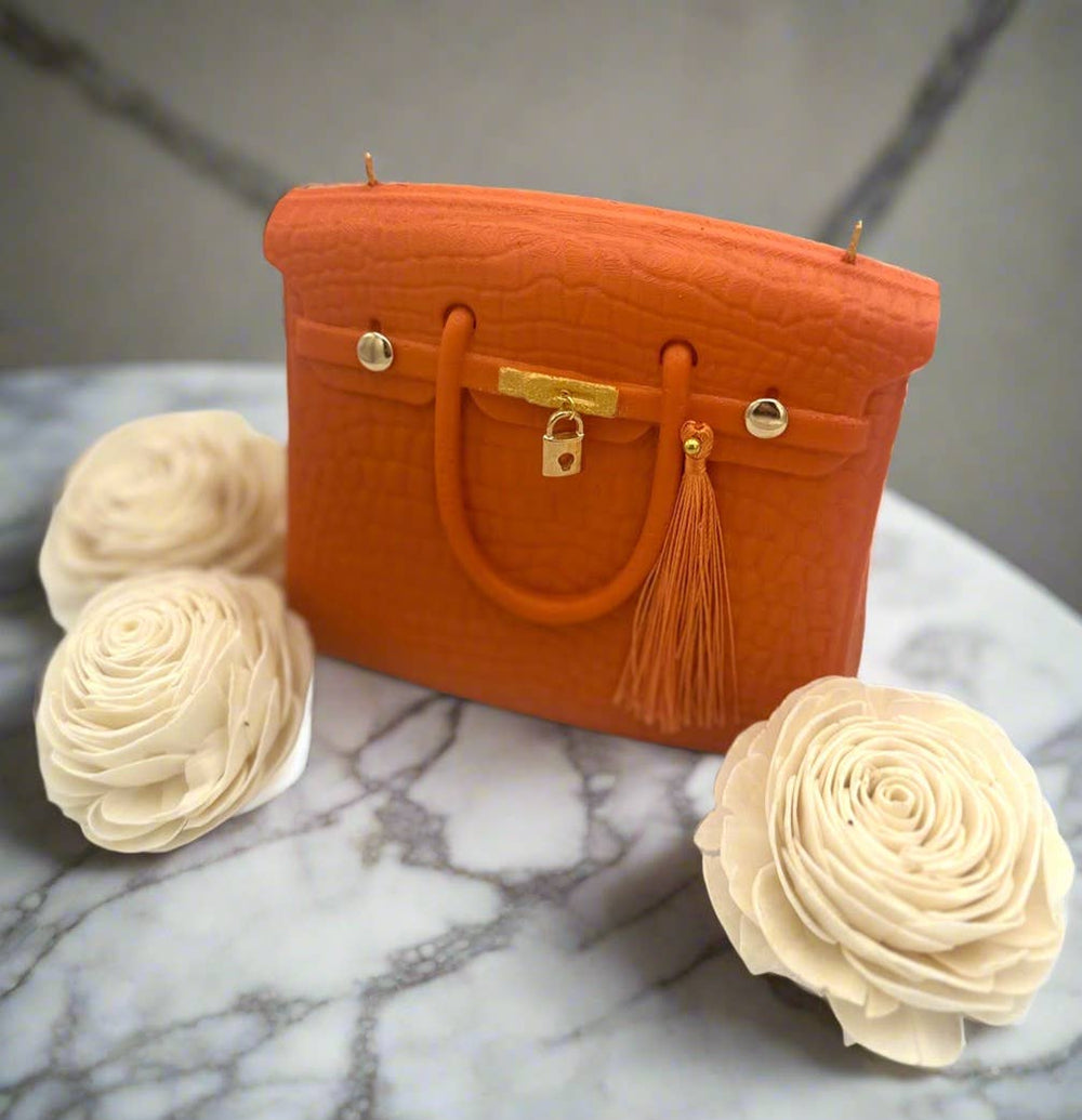 Luxury Candles  Purse: Orange