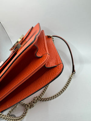 Gucci Dollar Calfskin Sun Orange Interlocking GG Crossbody bag GHW