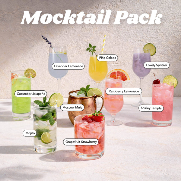 9 pack Cocktail Bombs- Mocktail pack, Summer pack &  vodka pack