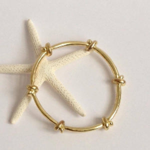 Knot Bangle: Silver
