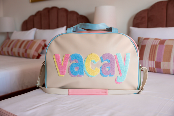 Duffle Bag - Vacay (Cream Pastels)