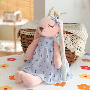 Bunny Doll Soft Throw Pillow oPlush Toys: BLUE / M