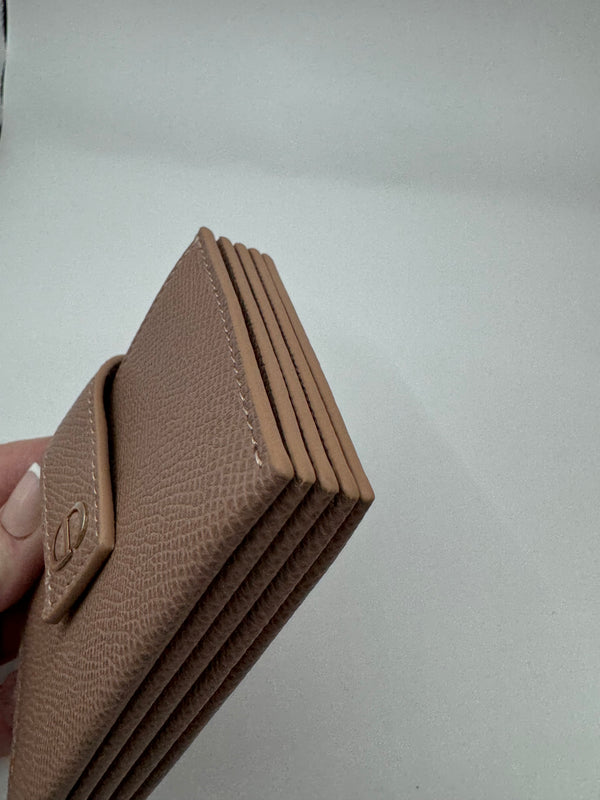 Dior 30 Montaigne 5 Pocket Cardholder SHW blue