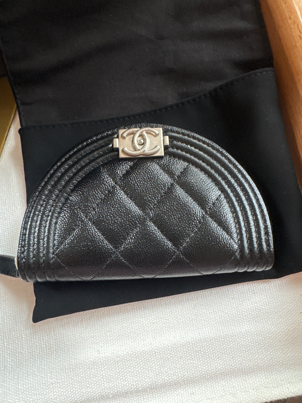 Chanel Semicircle Coin/Card Case