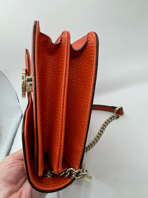 Gucci Dollar Calfskin Sun Orange Interlocking GG Crossbody bag GHW
