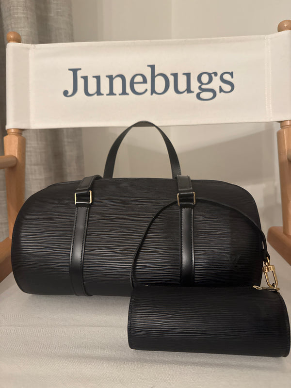 Louis Vuitton Epi Soufflé bag with mini Epi soufflé black