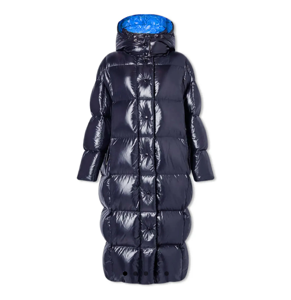 MONCLER - Navy Long
White Goose Down Parnaiba Long Coat