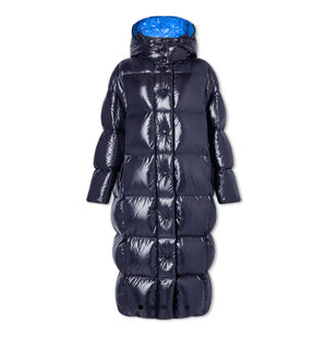 MONCLER - Navy Long
White Goose Down Parnaiba Long Coat