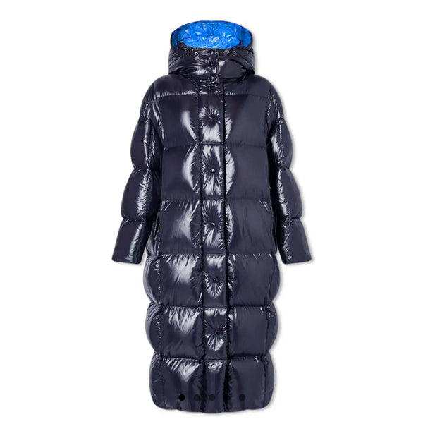MONCLER - Navy Long
White Goose Down Parnaiba Long Coat